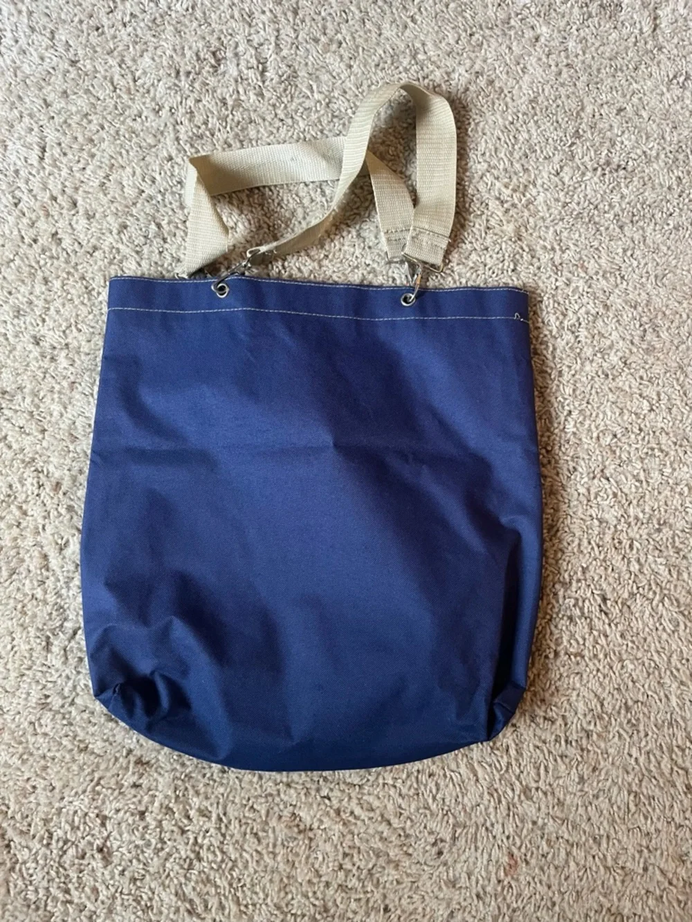 Royal Caribbean Brilliance of the Seas Navy Canvas Tote with Cream Straps